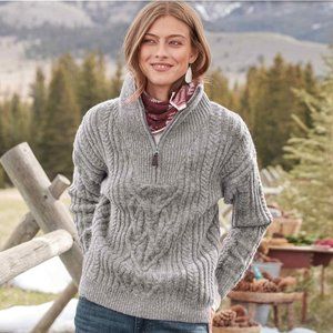 Sundance Angelique Sweater XL Heather Gray